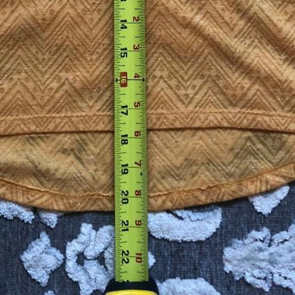 Mudd, Orange, Lightweight, Cropped, Short Sleeve, Top, Size: Extra Small - Picture 5 of 9